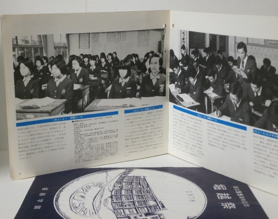 1978年 堀越学園 学校案内 & 学園祭パンフレット 2冊セット 制服モデル 岡田奈々 創立55周年記念 堀越祭 貴重資料 昭和レトロ 非売品 _画像4