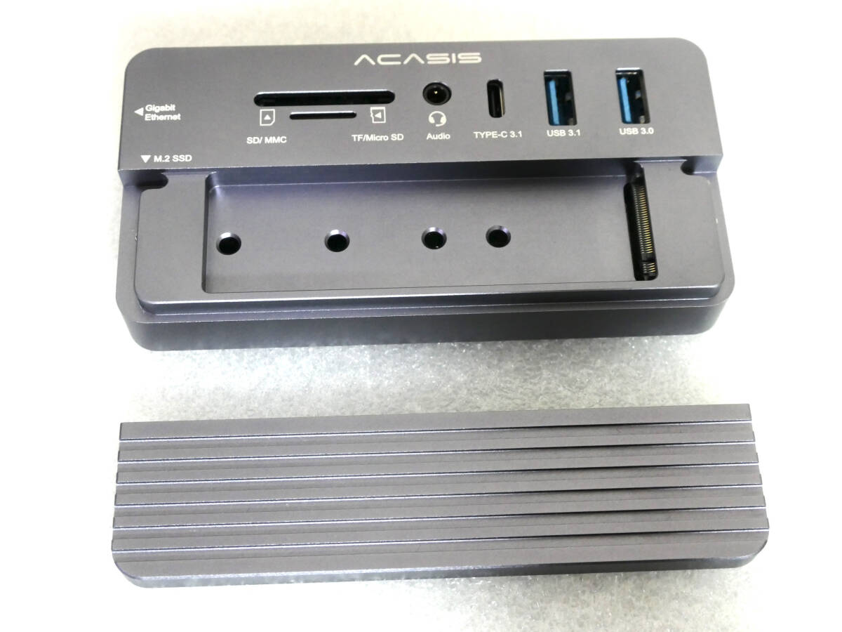 ACASIS 10 in 1 USB Cマルチハブ SSDケース ドッキングステーション