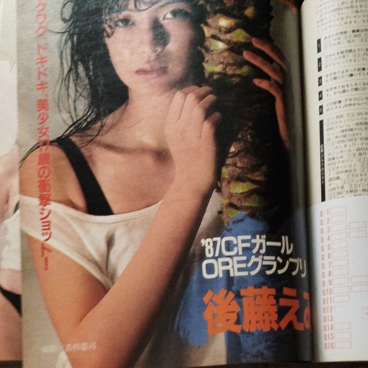 ORE　オーレ　1987年7月号　南野陽子　他