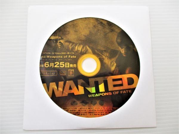 ウォンテッド WANTED WEAPONS OF FATE / SPIKE 店頭 プロモ 販促 DVD　_画像1
