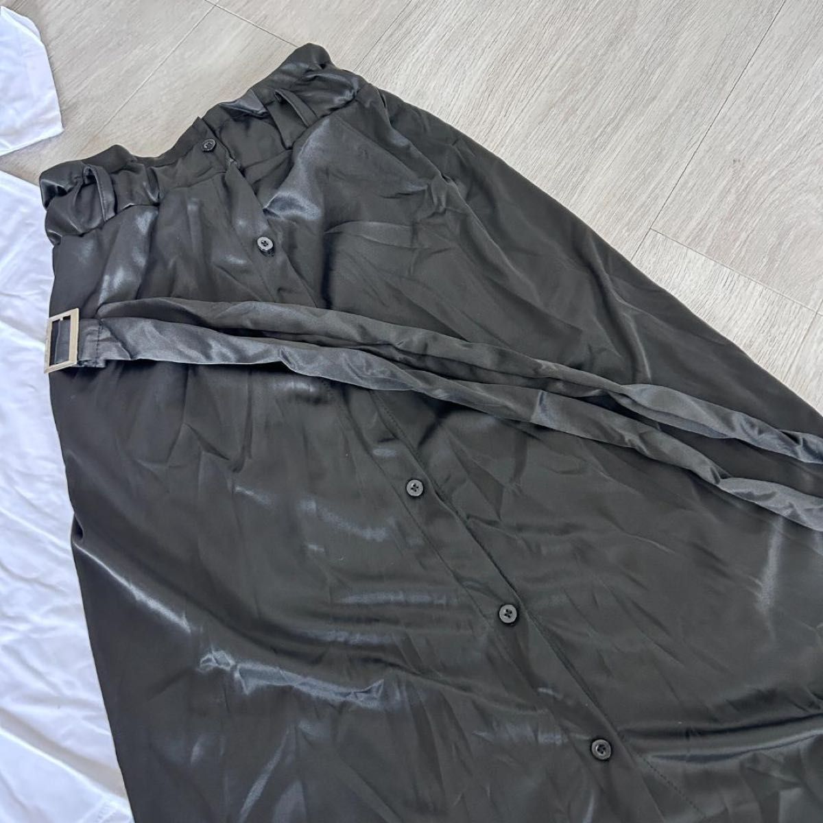 ワンピース セットアップ スカート 2XL 白 黒 半袖 シンプル Aライン