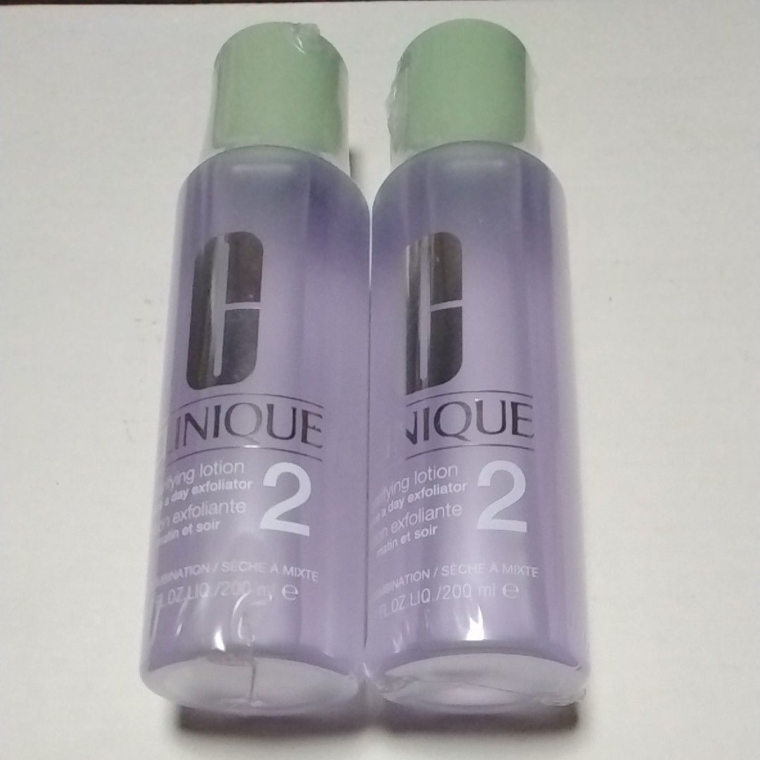 日本製  新品未使用品   CLINIQUE   クラリファイング  ローション  ２（ふき取り化粧水)  ２００mL ×２  