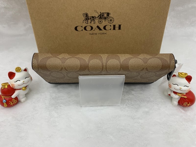 コーチ COACH 長財布 財布 ウォレット ブランド 誕生日 プレゼント 贈り物 シグネチャー ジップ ファッション 新品 未使用 F58112 A293Z