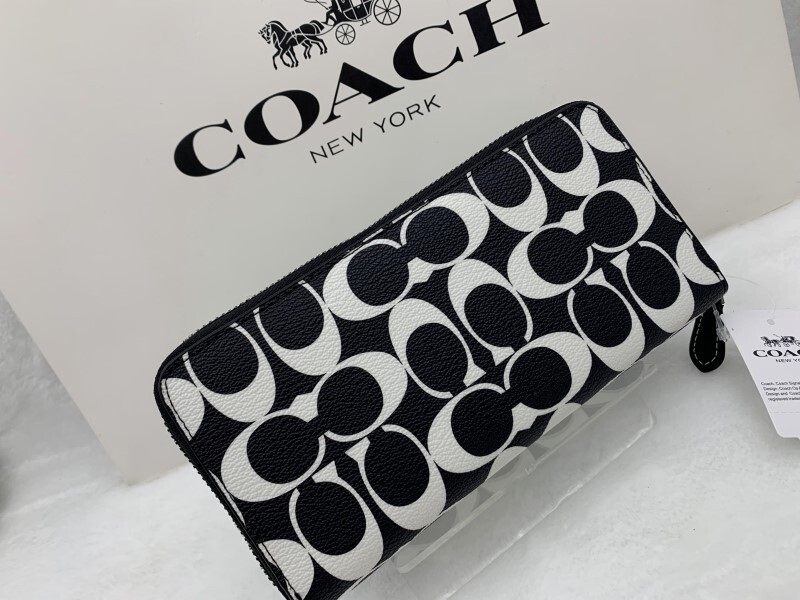 コーチ COACH 長財布 財布 メンズ 人気 高級感 プレゼント 贈り物 シグネチャー ロング ジップ 新作 新品 未使用 ファッション CP231 A338_画像4