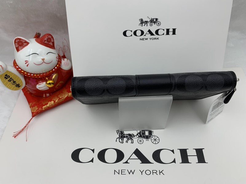 コーチ COACH 長財布 財布 メンズ プレゼント 贈り物 ギフト 誕生日 記念日 ブランド シグネチャー ロング ジップ F54630 A041_画像7