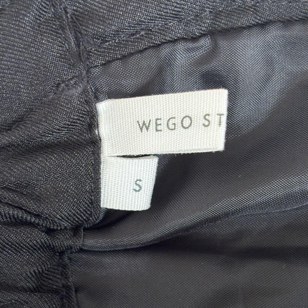WEGO ウィゴー ミニスカート プリーツスカート 裏地あり ブラック S