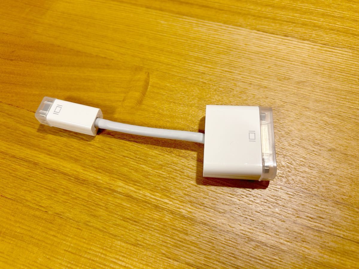 APPLE純正 Mini-DVI - DVI-D 変換アダプター（未使用）