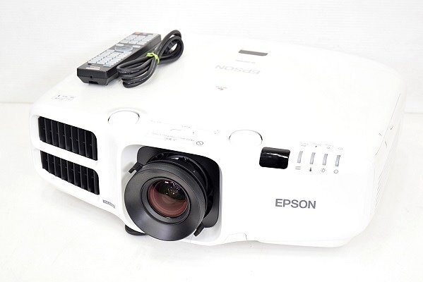 EPSON/エプソン 5200lm ビジネスプロジェクター□EB-G6570WU ランプ使用605/0時間 中古_小キズ・汚れあり。