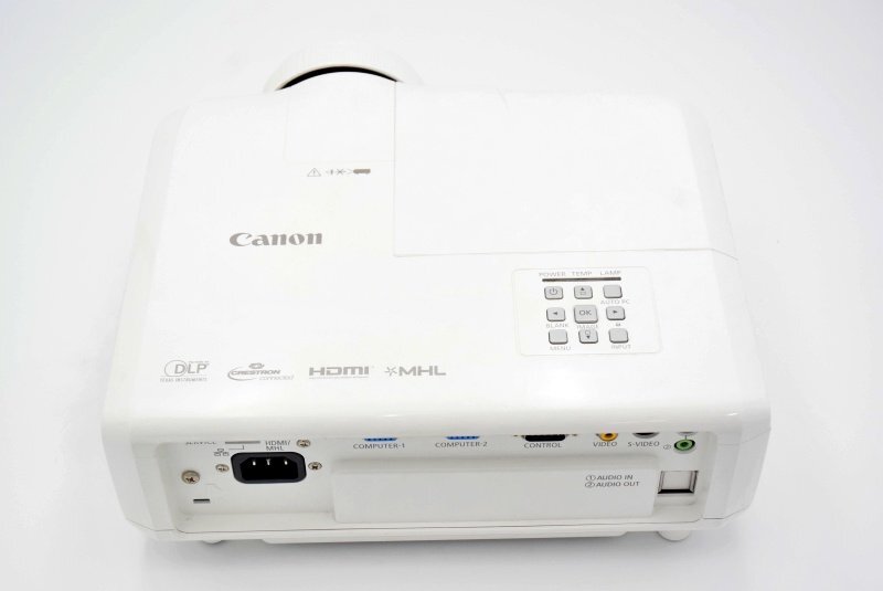Canon/キヤノン 3100lm 短焦点プロジェクター□LV-WX310ST ランプ使用509時間 中古【訳あり品】_画像6