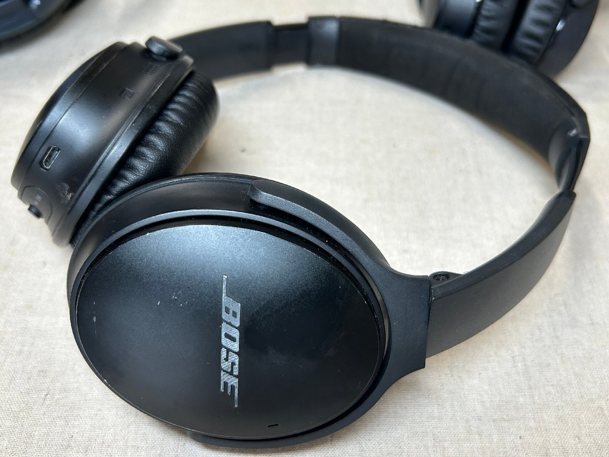 【中古57】作動確認ＯＫ/まとめ売り/ワイヤレスヘッドホン/ボーズ/Bose QC35/Bose QC45/BOSE on-ear 5点　_画像5