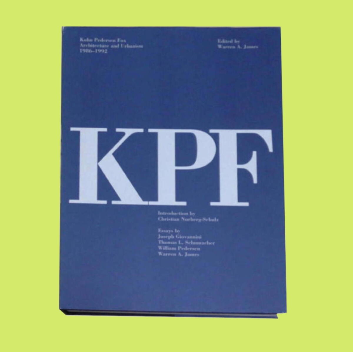 【未使用 未閲覧・ハードカバー 版】コーンペダーセンフォックス建築作品集 KPF Kohn Pedersen Fox Architecture and Urbanism 1986-1992 _画像1