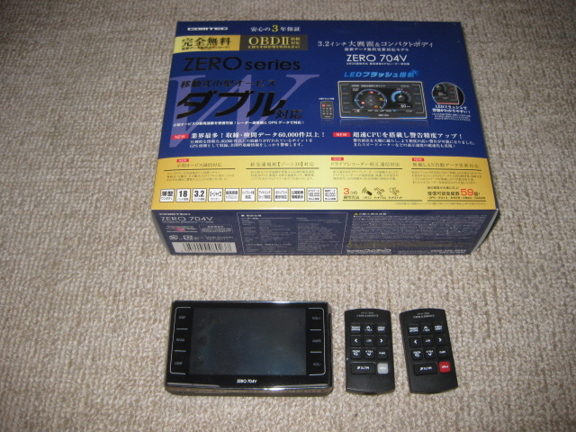 コムテック ZERO704V GPS レーダー探知機 COMTEC_画像2