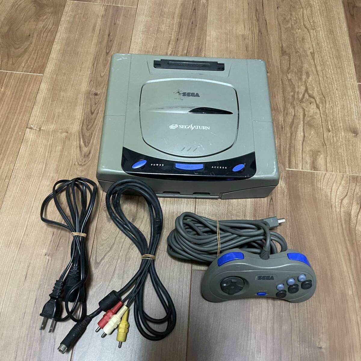 動作確認済み　セガサターン SEGA 本体　コントローラー セット　SEGASATURN ソフト付 SS _画像1