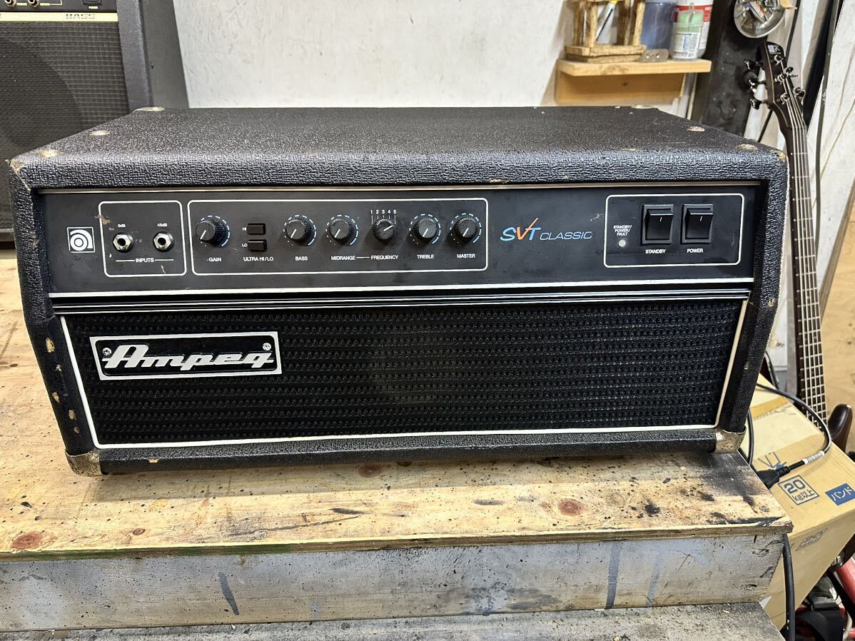 ［動作品］Ampeg アンペグ SVT CLASSIC 真空管 ベース アンプ ヘッド 名機 _画像1