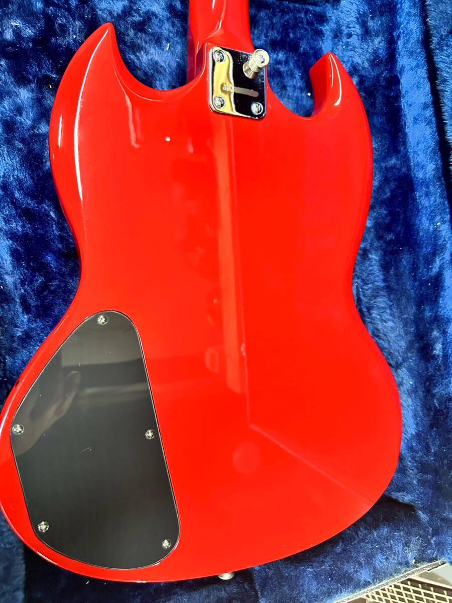 ［美品］Epiphone エピフォン SG エスジー Jシリアル JAPAN 寺田楽器 製造 ネック激強い エレキギター_画像6