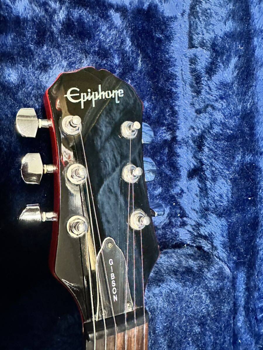 ［美品］Epiphone エピフォン SG エスジー Jシリアル JAPAN 寺田楽器 製造 ネック激強い エレキギター_画像4