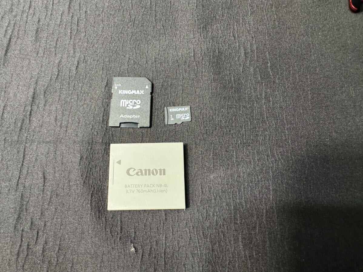 【動作品】Canon コンパクトデジタルカメラ IXY DIGITAL 210IS レッド デジカメ キャノン 0513-321(6)_画像10