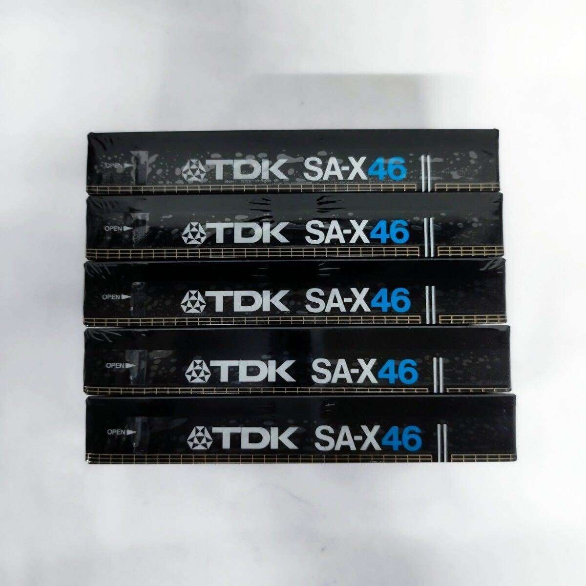 【未使用】TDK カセットテープ SA-X46 High Position 5本セット 0503-115(6)の画像4