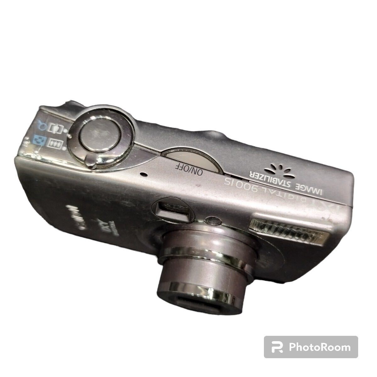 【動作未確認 ジャンク出品】キャノン　Canon IXY DIGITAL 900IS デジタルカメラ　バッテリー SDカード付き　付属品あり　0513-311(6)_画像3