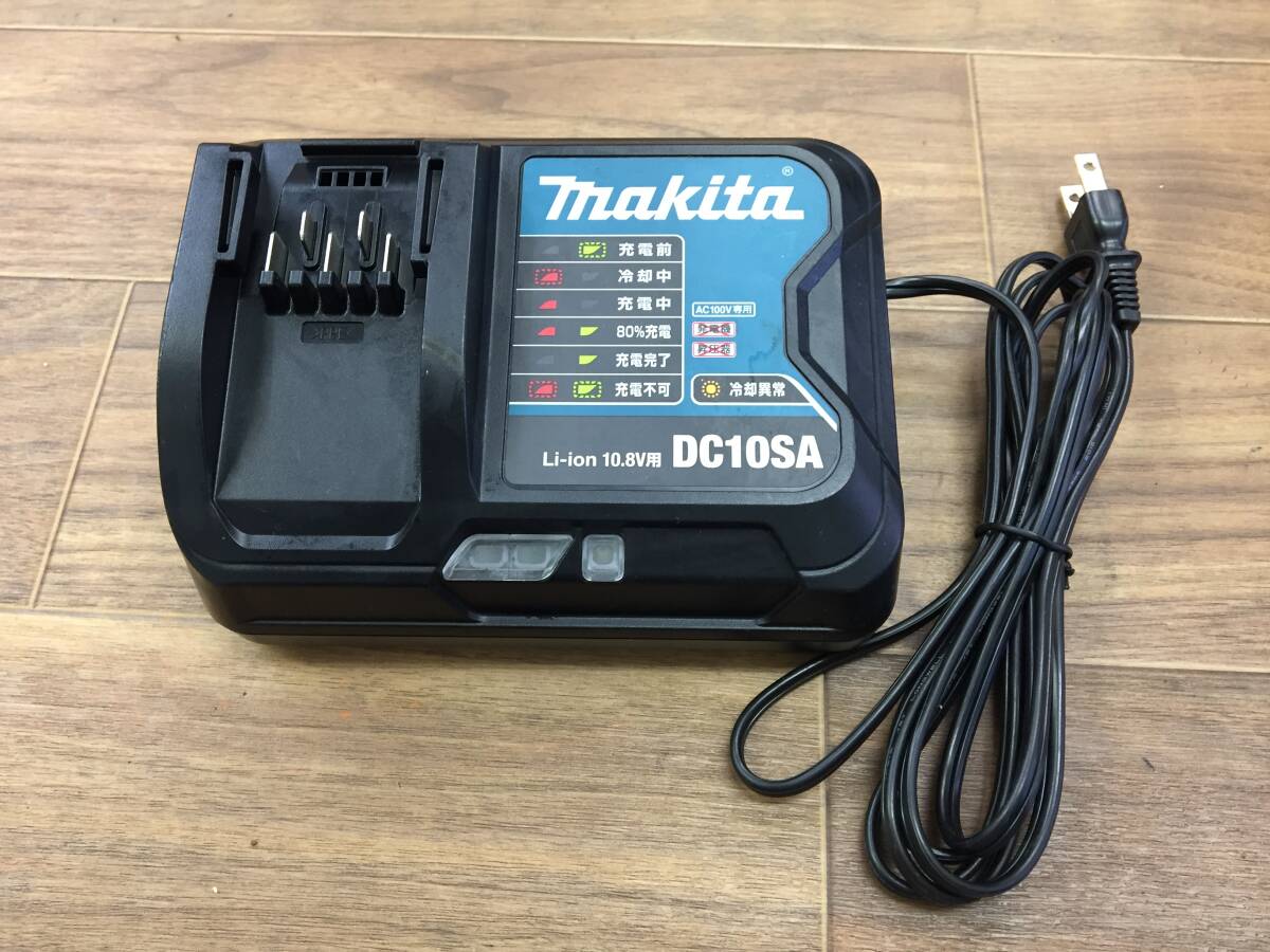 マキタ makita マキタ充電器 充電器 DC10SA 10.8V用 中古動作品2288_画像1