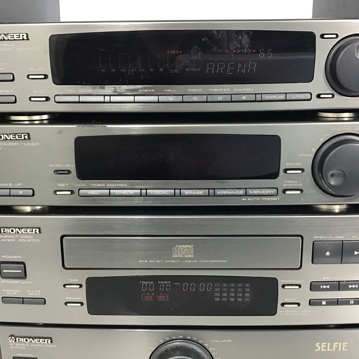 Pioneer　パイオニア　オーディオ機器セット　SP-P710/F-P710V/PD-P710/A-P710/S-P710V【同梱不可/売り切り/05-80】_画像3