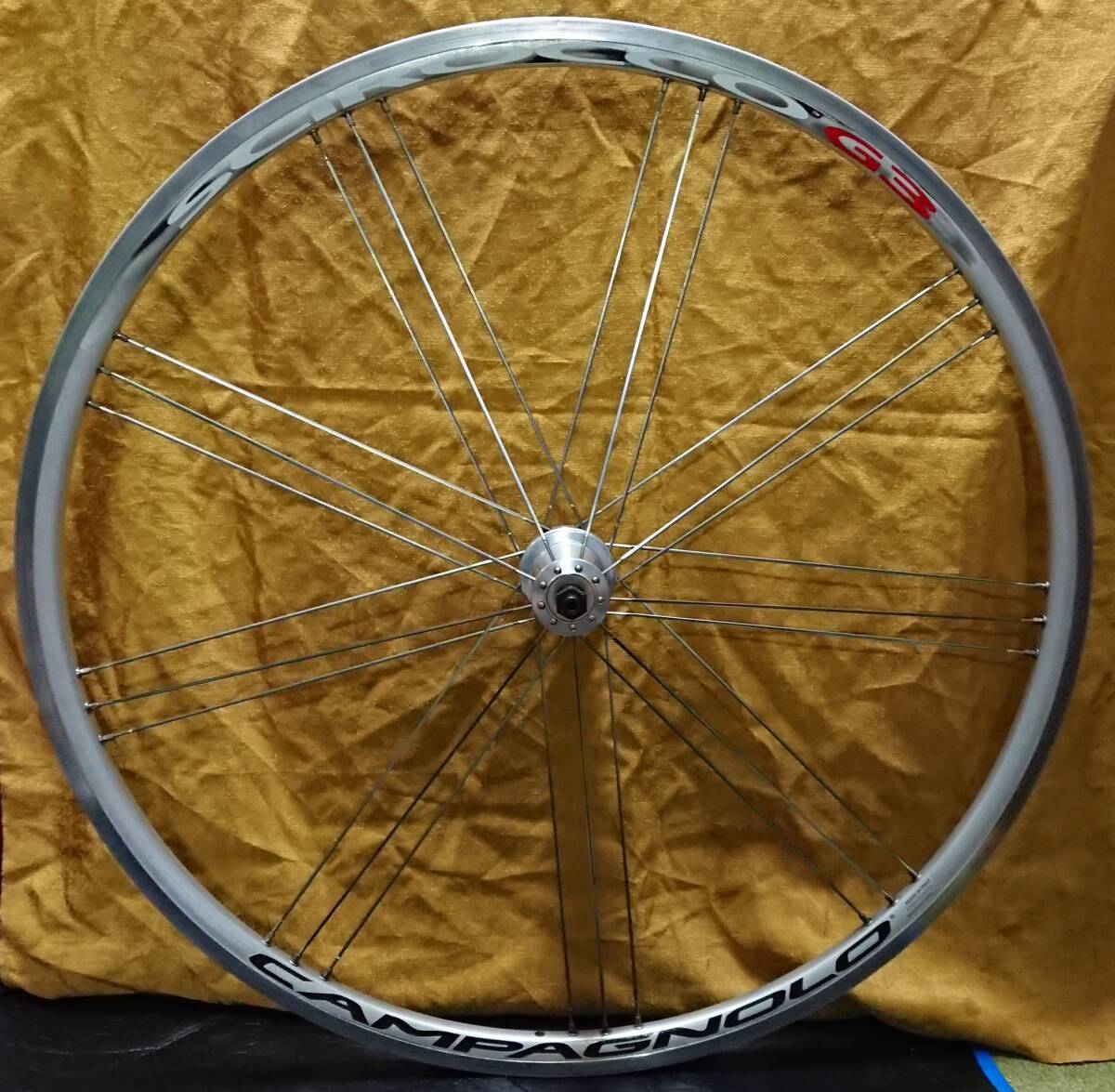 Campagnolo SCIROCCO C15 9/10s　カンパニョーロ シロッコ C15 前後セット カンパフリー 9/10速対応 ナローリム G3組 銀輪_リア