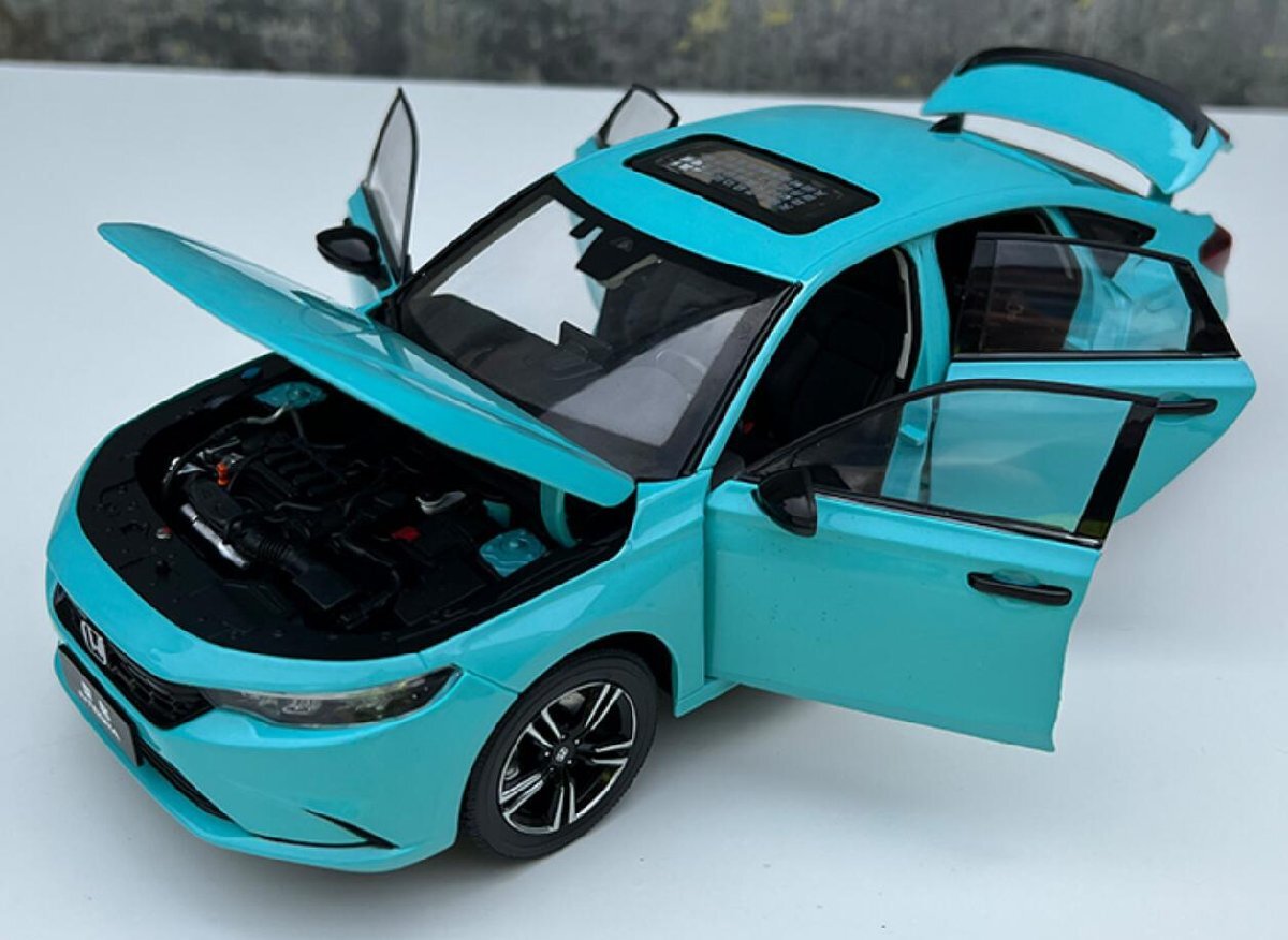 ▲全開閉!金属製!HONDA特注!1/18 ホンダ INTEGRA 2022 新品