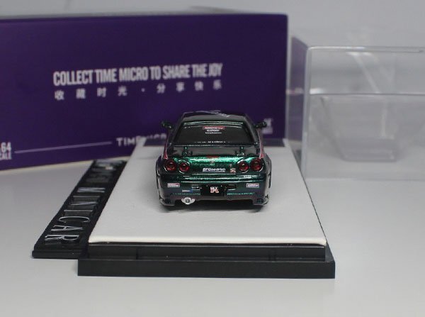 ▲超希少！Green！TM 1/64 日産 NISSAN GTR R34 GT-R Z TUNE 新品の画像4