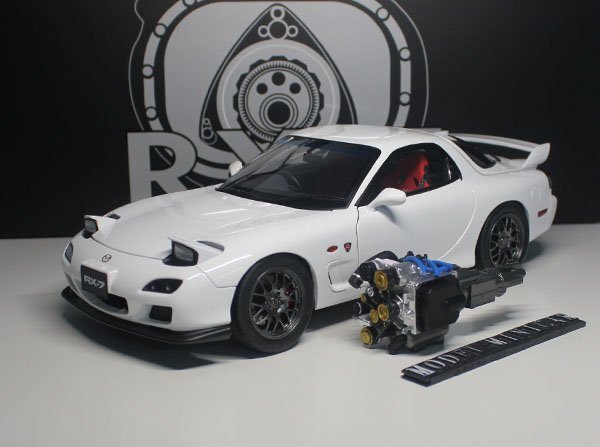 ▲金属製！全開閉！POLAR MASTER 1/18 アテンザ MAZDA RX-7 RX7 Spirit R 2002 FD 新品_画像8