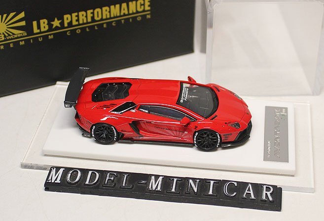 ▲世界限定999台！Red！ONEMODEL 1/64 ランボルギーニ Aventador LP700 Liberty Walk LB Works ONE MODELの画像4