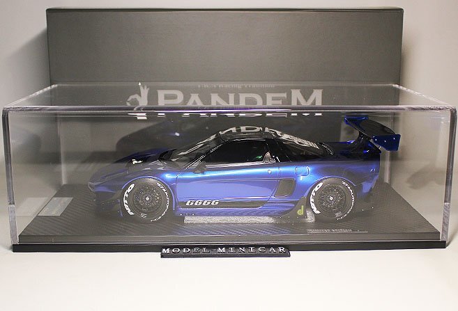 ▲最後1台！超貴重な！Blue！世界限定！ONE MODEL 1/18 ホンダ HONDA NSX PANDEM パンデム Rocket Bunny 新品 Resin Model_画像1