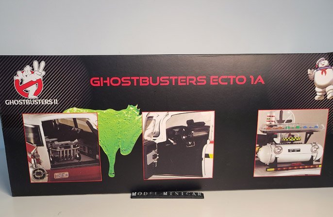 ▲入手困難！ELITE ホットウィール 1/18 ゴーストバスターズ Ghost Busters II ECTO 1A アフターライフ/ プラズマ HOT WHEELS_画像2