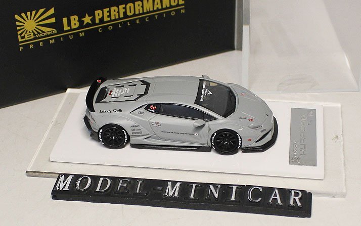 ▲世界限定999台！Matt Grey！ONEMODEL 1/64 ランボルギーニ LP610-4 Huracan ウラカン Liberty Walk LB Works ONE MODELの画像4