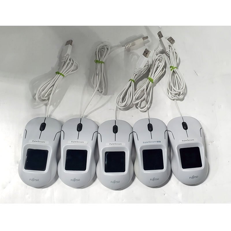 ■5台セット■ 富士通 PalmSecure-SL FAT13M3M03 マウスセンサーセット (ホワイト) USBマウス 1129-Sの画像2