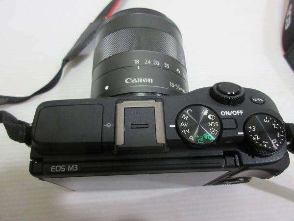 ◆Canon EOS M3 PC2064 ミラーレス一眼レフカメラ デジカメ キャノン/EF-M 18-55mm 動作未確認 現状渡しの画像4