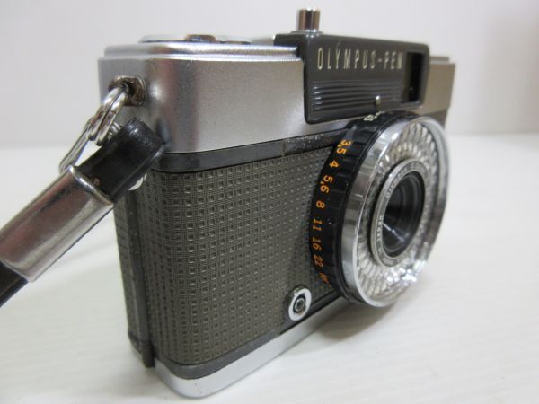 ◆オリンパス OLYMPUS-PEN EE-2 1：3.5 F=28㎜ フィルム コンパクトカメラ 動作未確認 革ケース入り 現状渡し_画像4