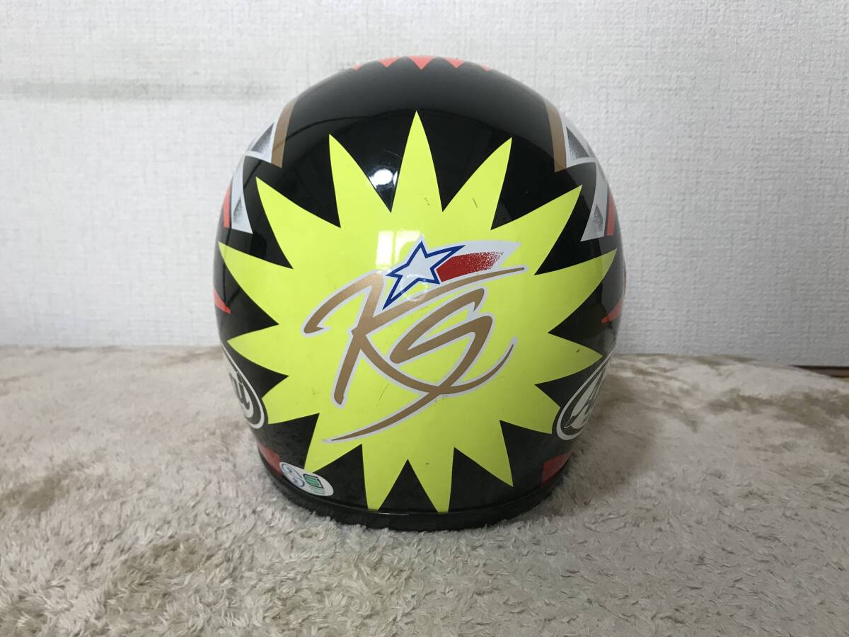 【ジャンク】Arai アライ ケヴィン シュワンツ モデル 　Lサイズ ●押し入れ長期保管品 _画像3