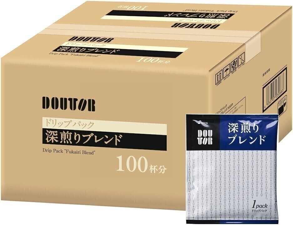 ○ ドトールコーヒー ドリップパック 深煎りブレンド 100P_画像1