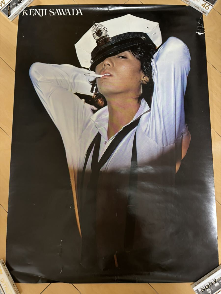Yahoo!オークション - 当時物 ポスター 沢田研二 KENJI SAWADA Yahoo!オークション - 当時物 ポスター 沢田研二 KENJI SAWADA