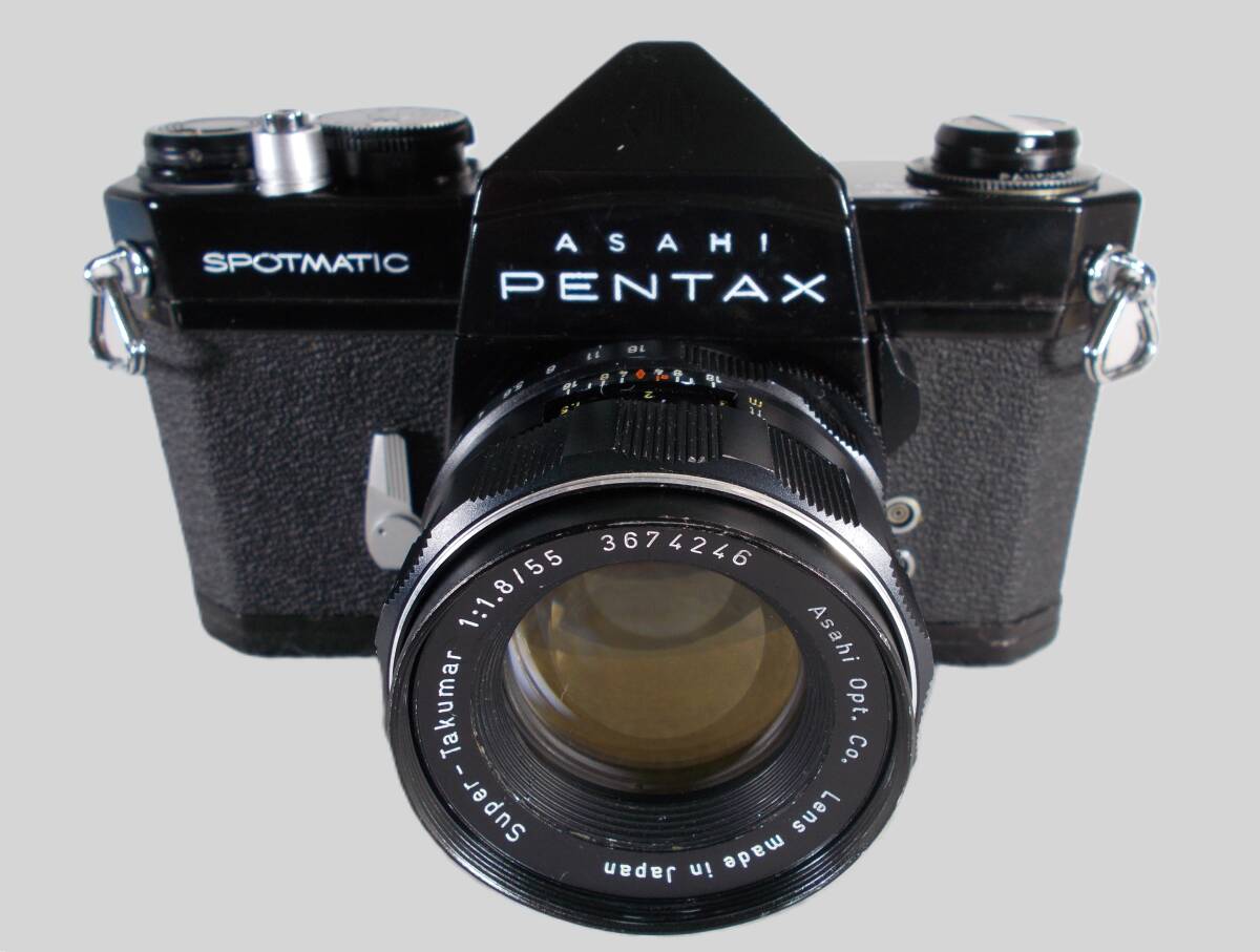 フィルムカメラ 整備済 完動品　Pentax SP + レンズ f1.8　55mm　R820_画像3