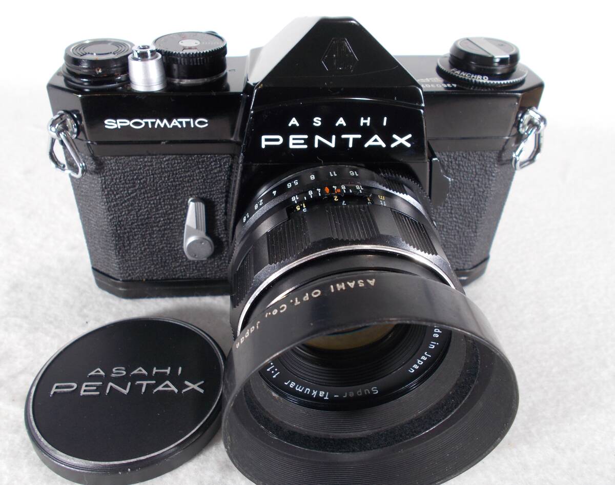 フィルムカメラ 整備済 完動品　Pentax SP　f/1.8 P788_画像1