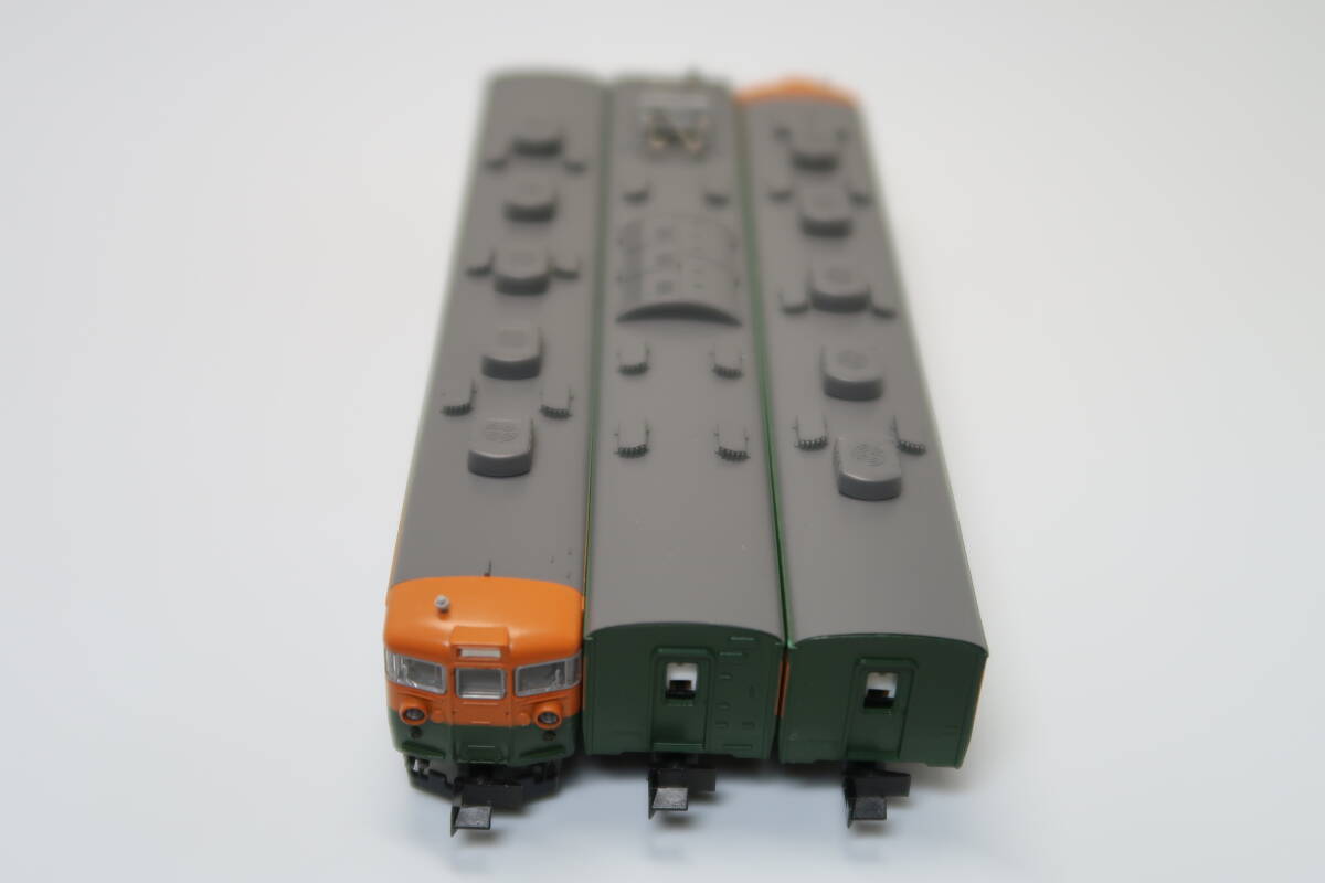 40519-281【セット品（発送：ゆうパケットプラス 410円、他）】KATO 165系・低屋根（3両増結セット）【中古品・ケース有】_画像6