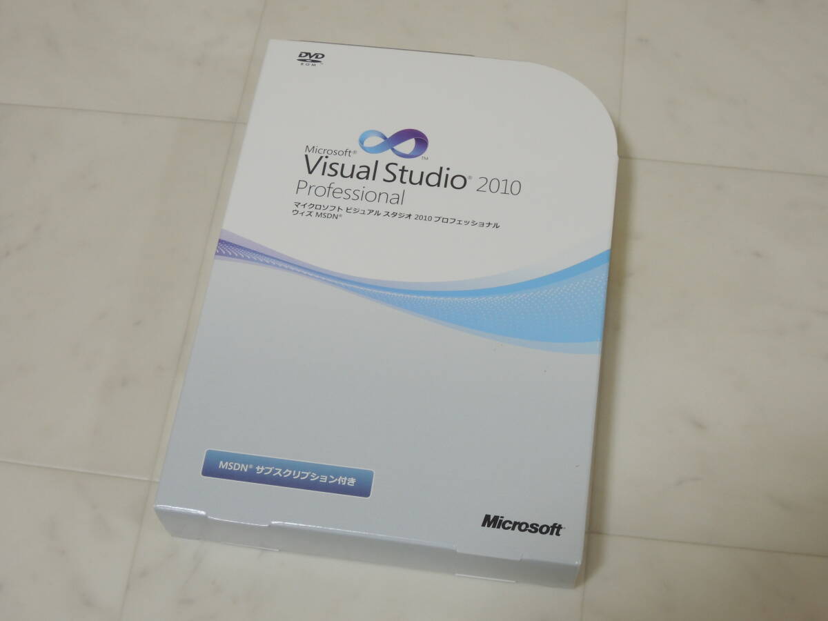A-05368●Microsoft Visual Studio 2010 Professional Edition 日本語版(マイクロソフト ビジュアル スタジオ プロフェッショナル)_画像1