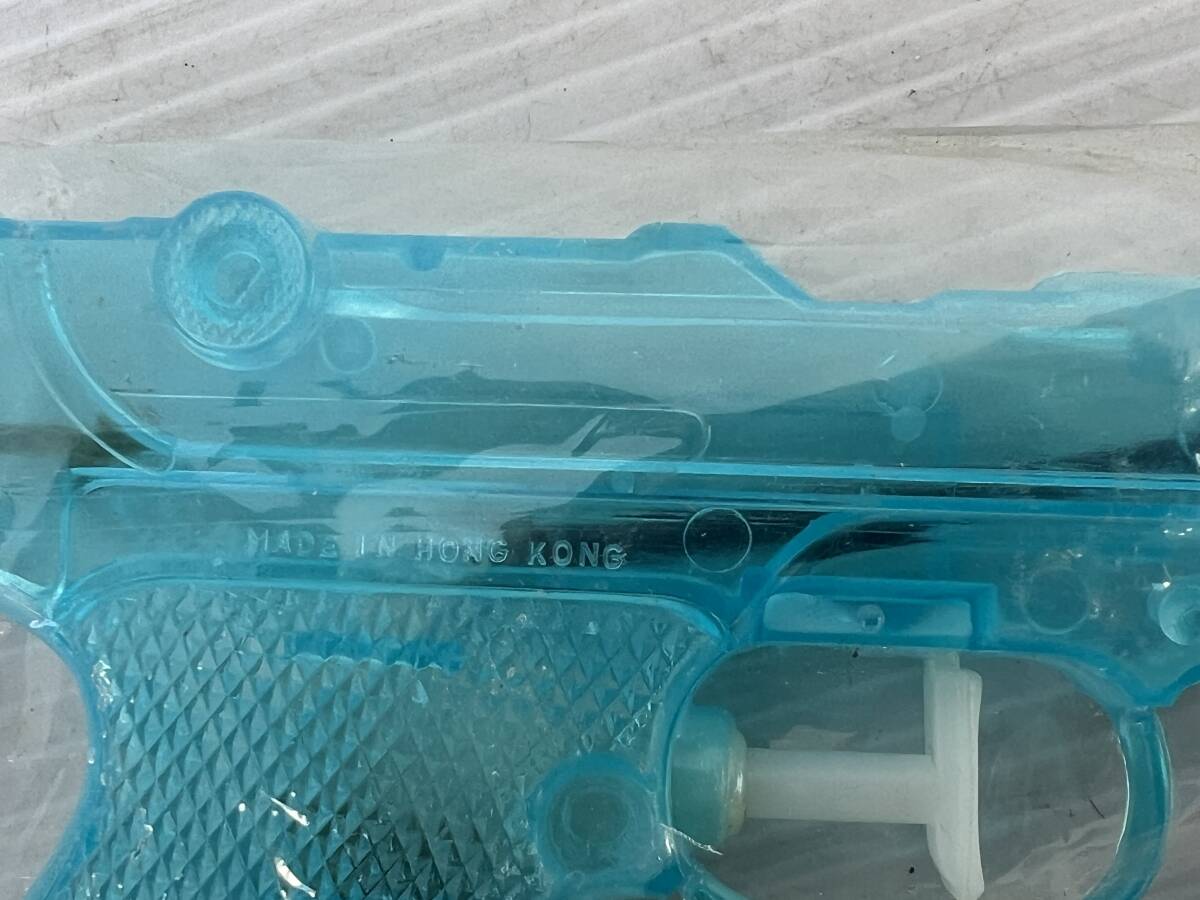 не использовался мертвый запас товар Showa Retro Люгер водный пистолет MADE IN HONG KONG игрушка Vintage 