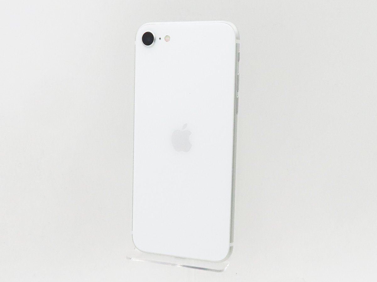◇ジャンク【docomo/Apple】iPhone SE 第2世代 128GB SIMロック解除済 MXD12J/A スマートフォン ホワイト_画像1