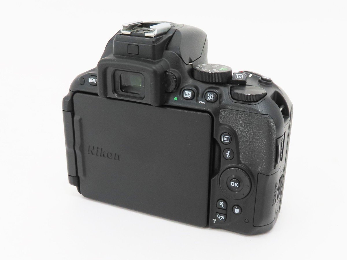 ◇【Nikon ニコン】D5500 18-55 VR II レンズキット デジタル一眼カメラ ブラック_画像2