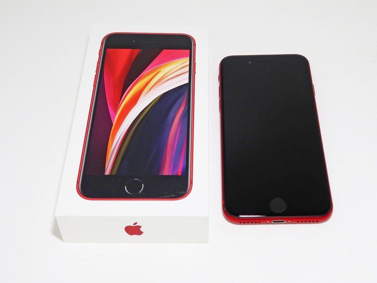 ◇【mineo/Apple】iPhone SE 第2世代 64GB SIMフリー MHGR3J/A スマートフォン プロダクトレッド_画像9