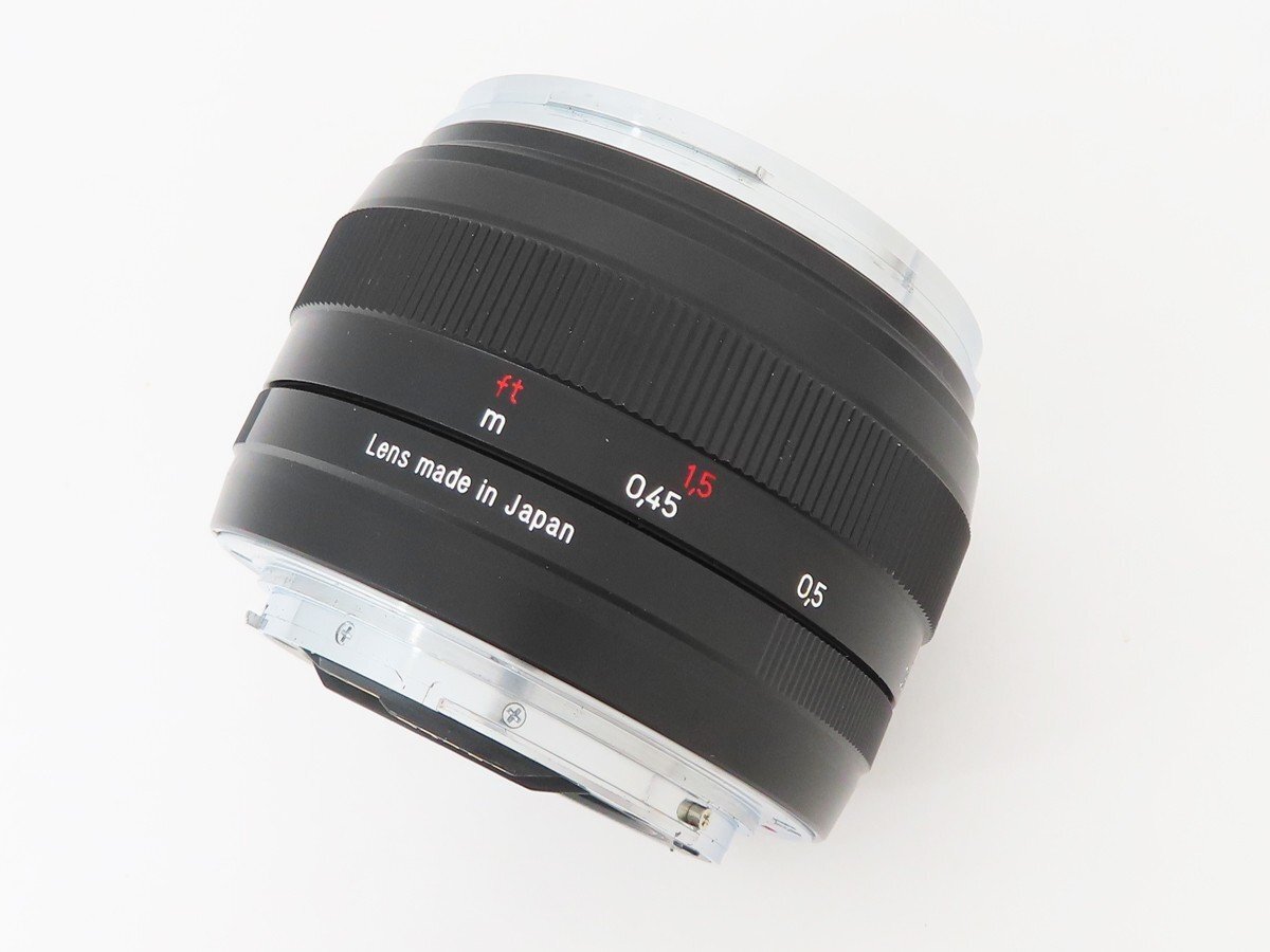 ◇美品【Carl Zeiss カールツァイス】Planar 1.4/50 ZE T* 50mm F1.4 キヤノンEFマウント用 一眼カメラ用レンズ_画像3