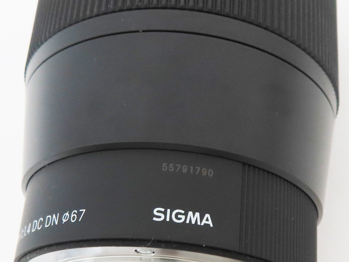 ◇美品【SIGMA シグマ】16mm F1.4 DC DN Contemporary ソニー用 一眼カメラ用レンズ_画像8