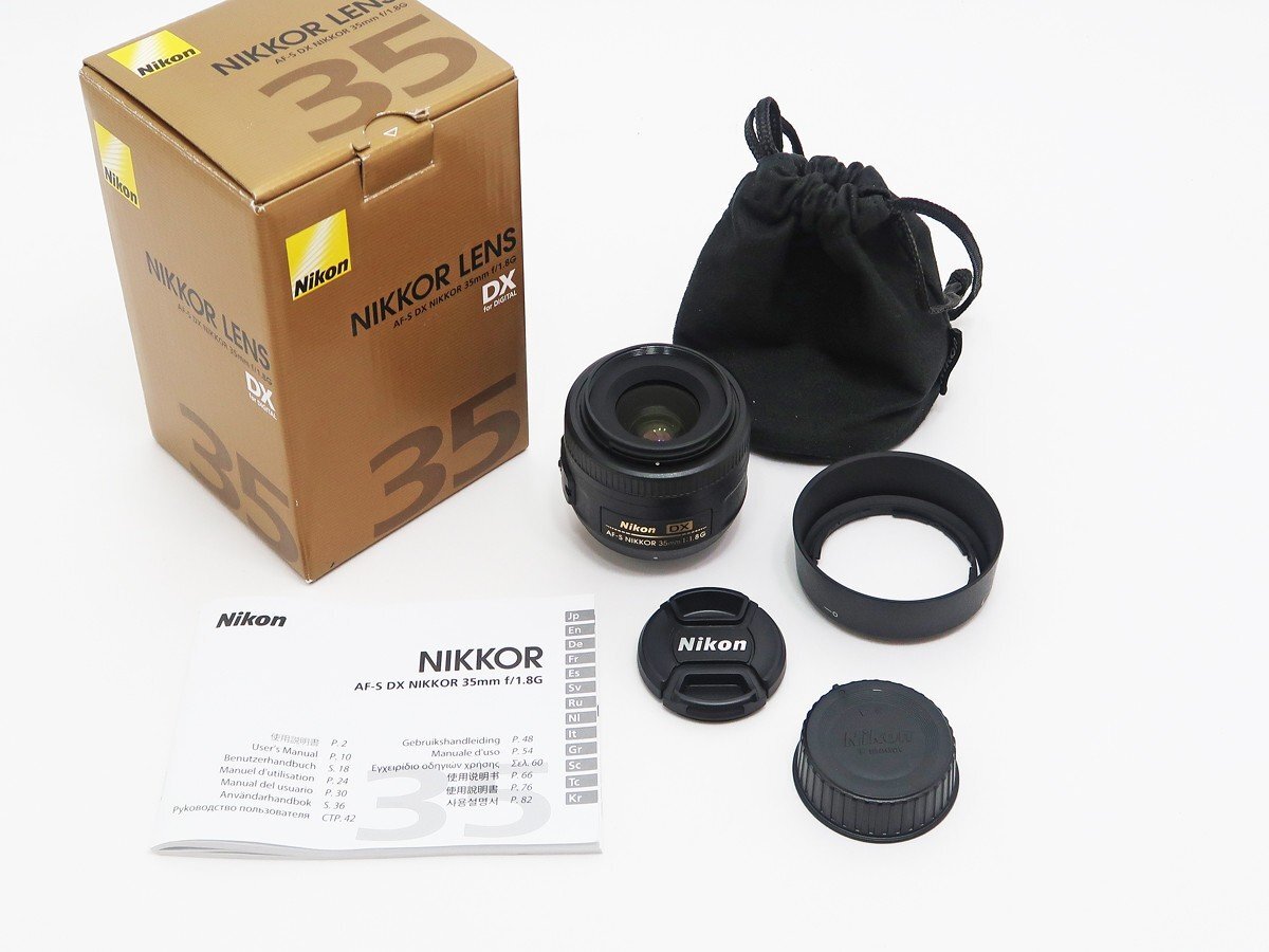 ◇【Nikon ニコン】AF-S DX NIKKOR 35mm F1.8G 一眼カメラ用レンズ_画像8